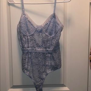 Baby Blue Lace Body Suit